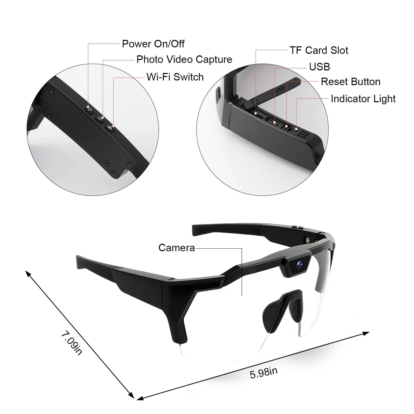 VisionX™ Smart Camera Glasses 😎📸