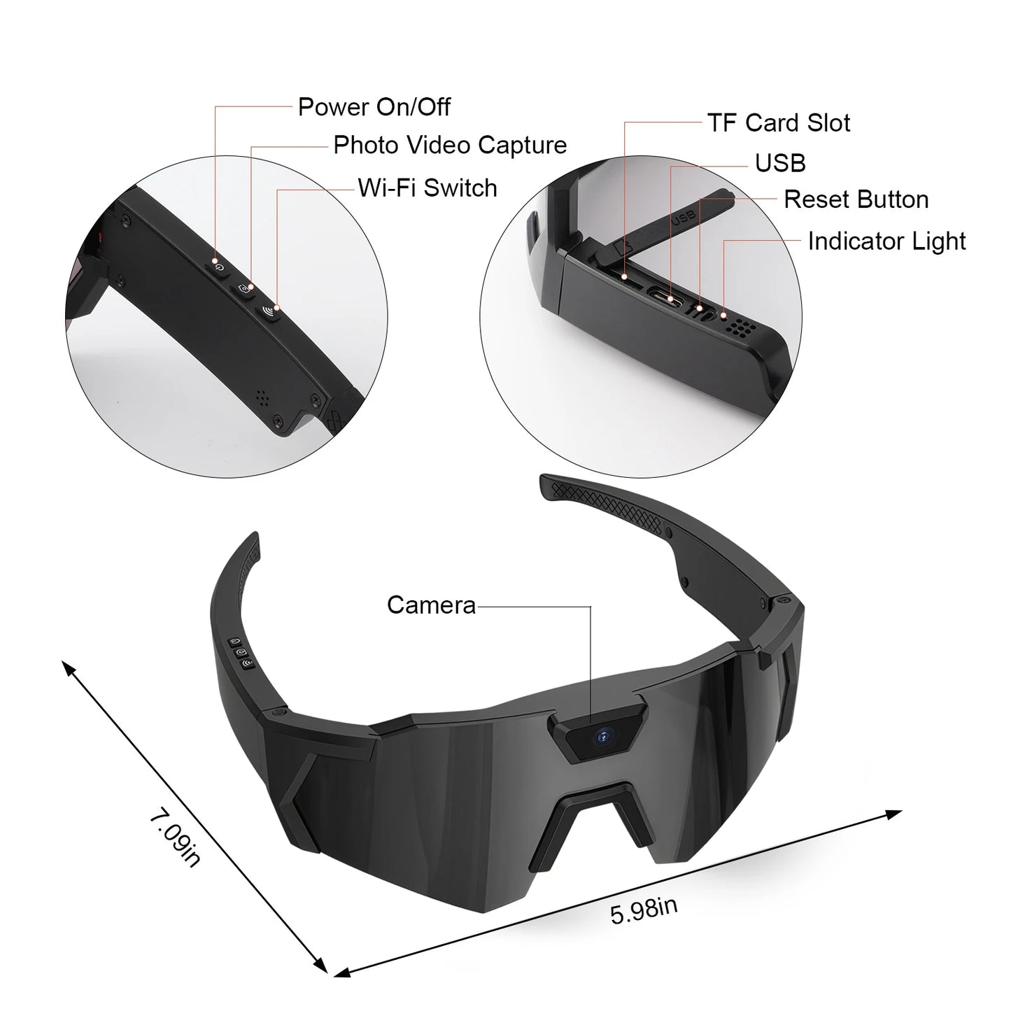 VisionX™ Smart Camera Glasses 😎📸
