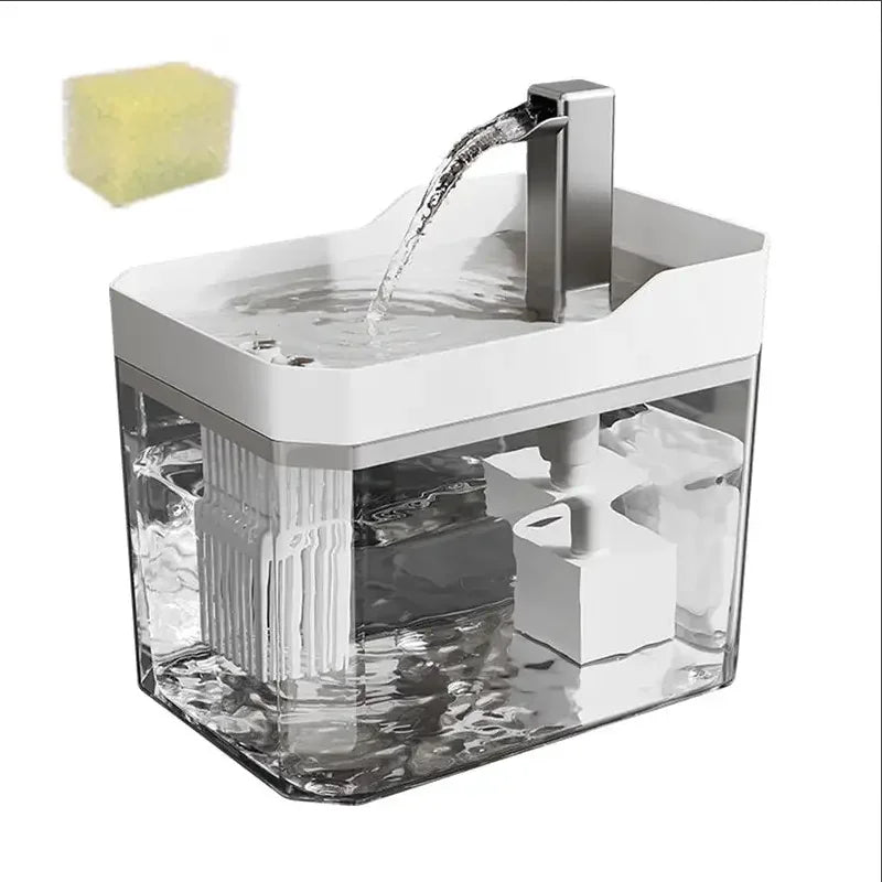 Hot transparent pet water dispenser plug-in automatic water drinker circulating and flowing out water smoothly pet water drinker