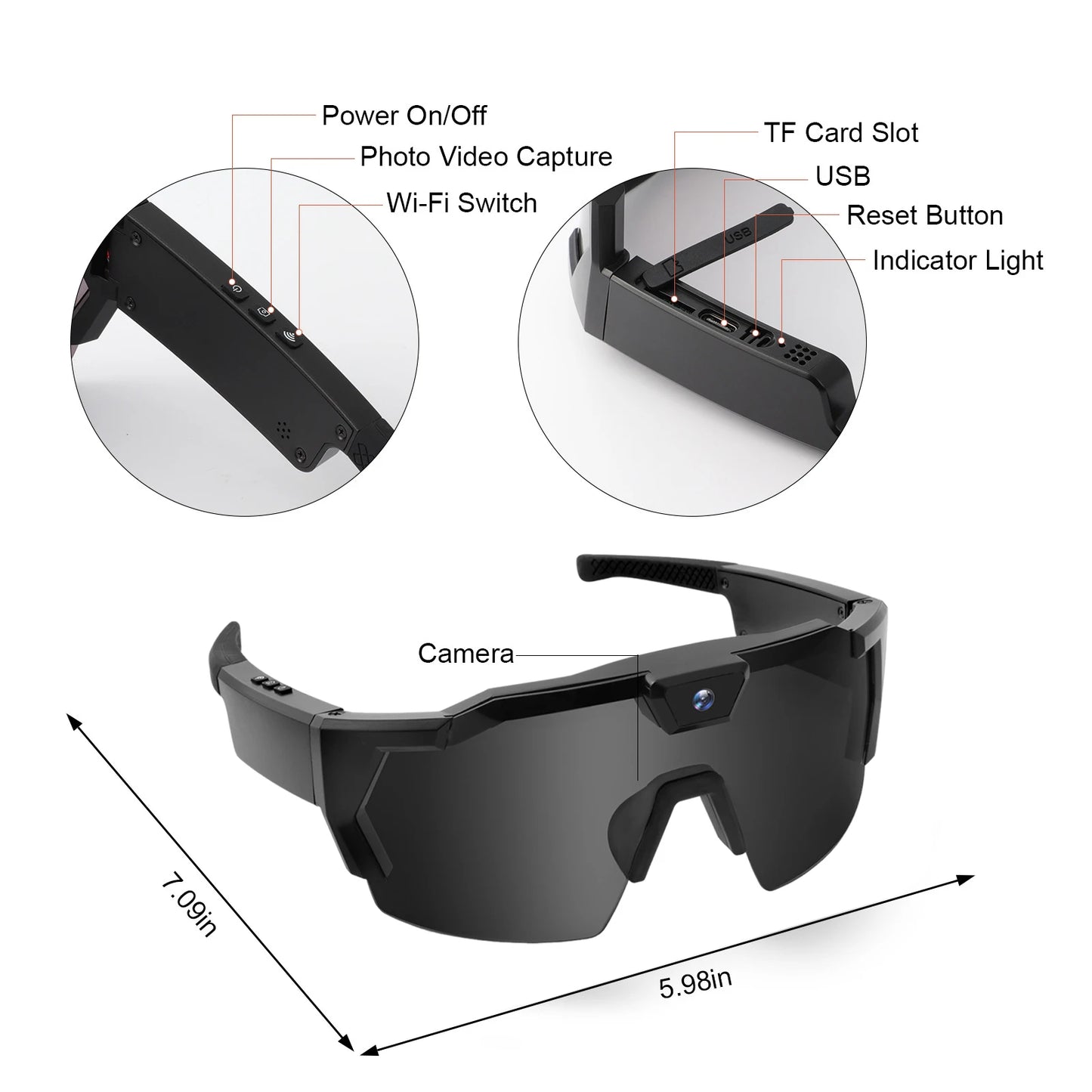 VisionX™ Smart Camera Glasses 😎📸