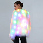 GlowFur™ LED Hooded Coat 🌈✨