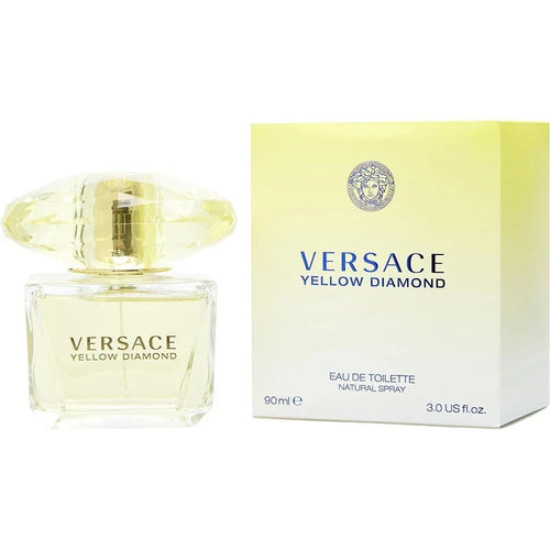 Versace Yellow Diamond Eau de Toilette Spray 3 oz / 90ml for Women – Luxury Fragrance
